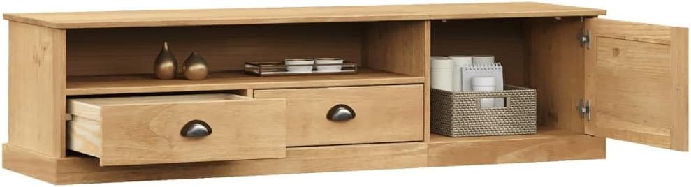 Szafka RTV z Litego Drewna Sosnowego, Szafka pod telewizor z drewna sosny