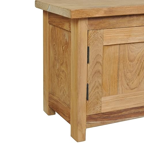 Skandynawska Szafka RTV z Litego Drewna Tekowego, skandynawska szafka pod telewizor 120cm