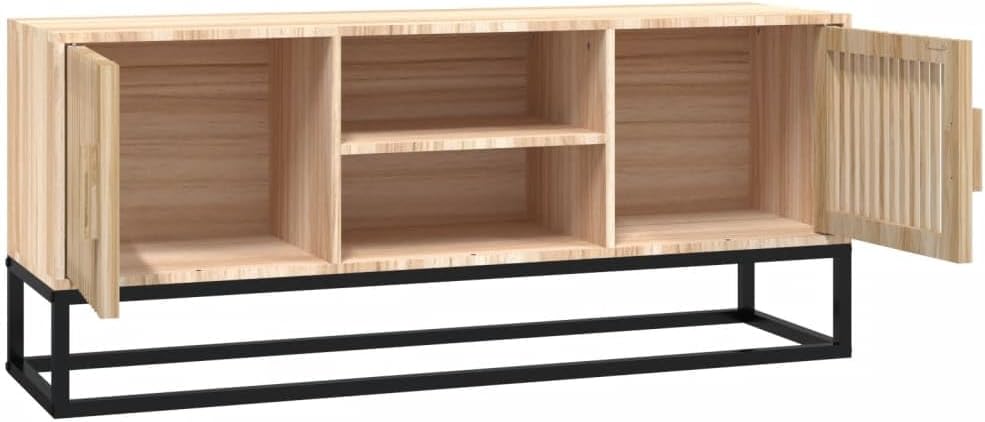 Nowoczesna Szafka RTV z metalowymi nogami - Szafka pod telewizor 105x30x45 cm