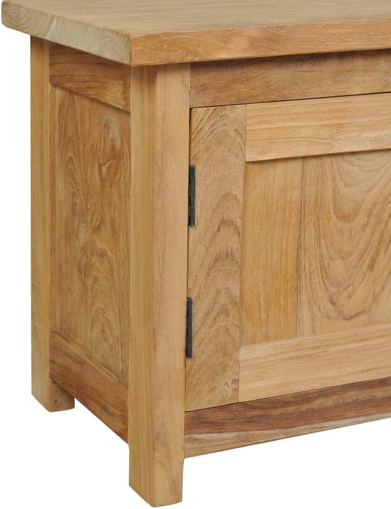 Skandynawska Szafka RTV z Litego Drewna Tekowego, skandynawska szafka pod telewizor 120cm