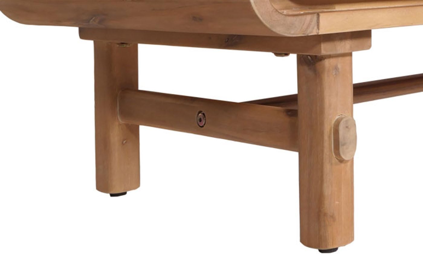 Szafka RTV z Rattanem i Drewna Akacjowego – 160x45x60 cm, Szafka pod telewizor z akacji 160cm