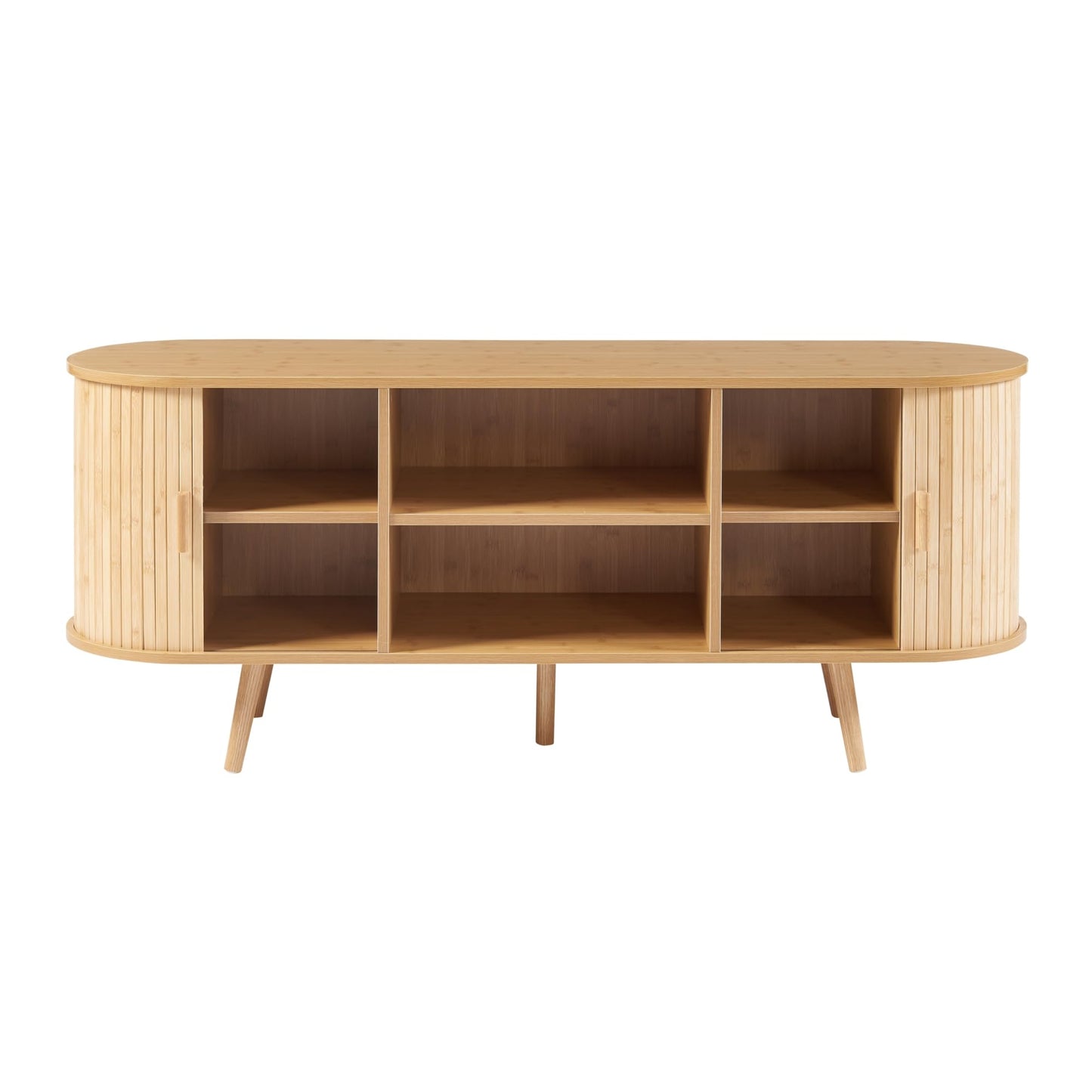 Komoda z 2 szklanymi drzwiami, 3 szufladami – nowoczesna komoda do salonu, jadalni, korytarza, 140x40x56 cm