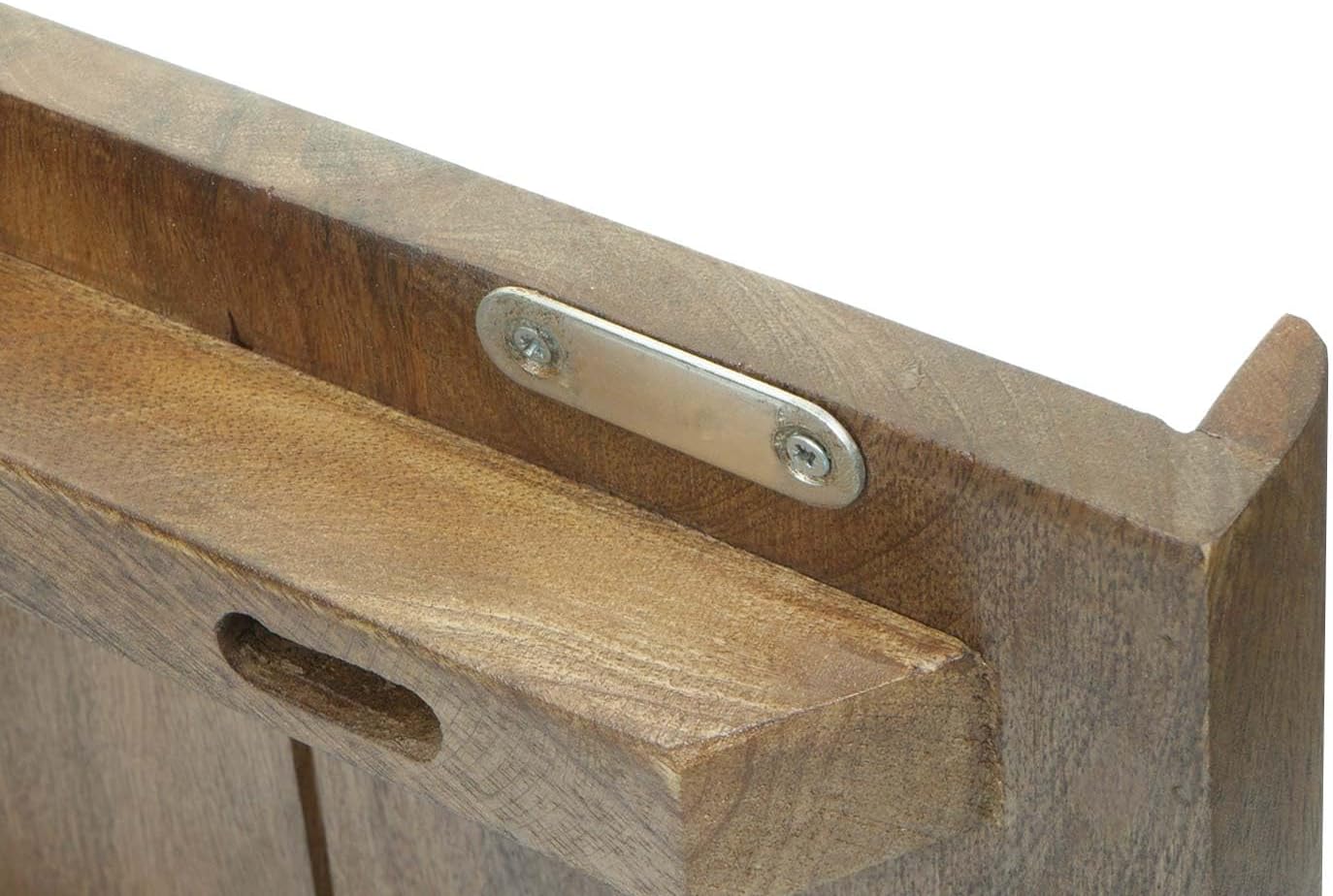 Szafka RTV z Litego Drewna Mango w stylu skandynawskim, prosta nowoczesna szafka pod telewizor 110cm