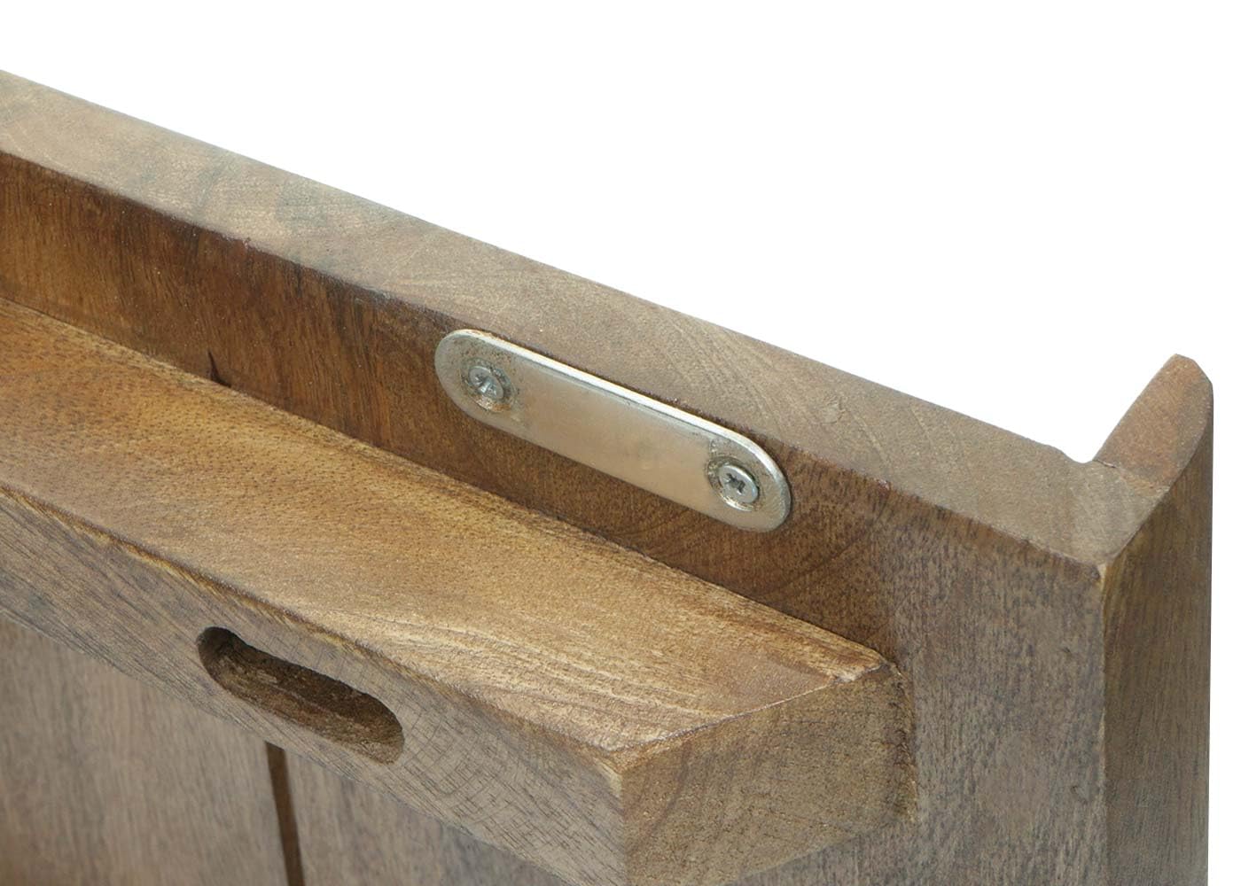 Szafka RTV z Litego Drewna Mango w stylu skandynawskim, prosta nowoczesna szafka pod telewizor 110cm