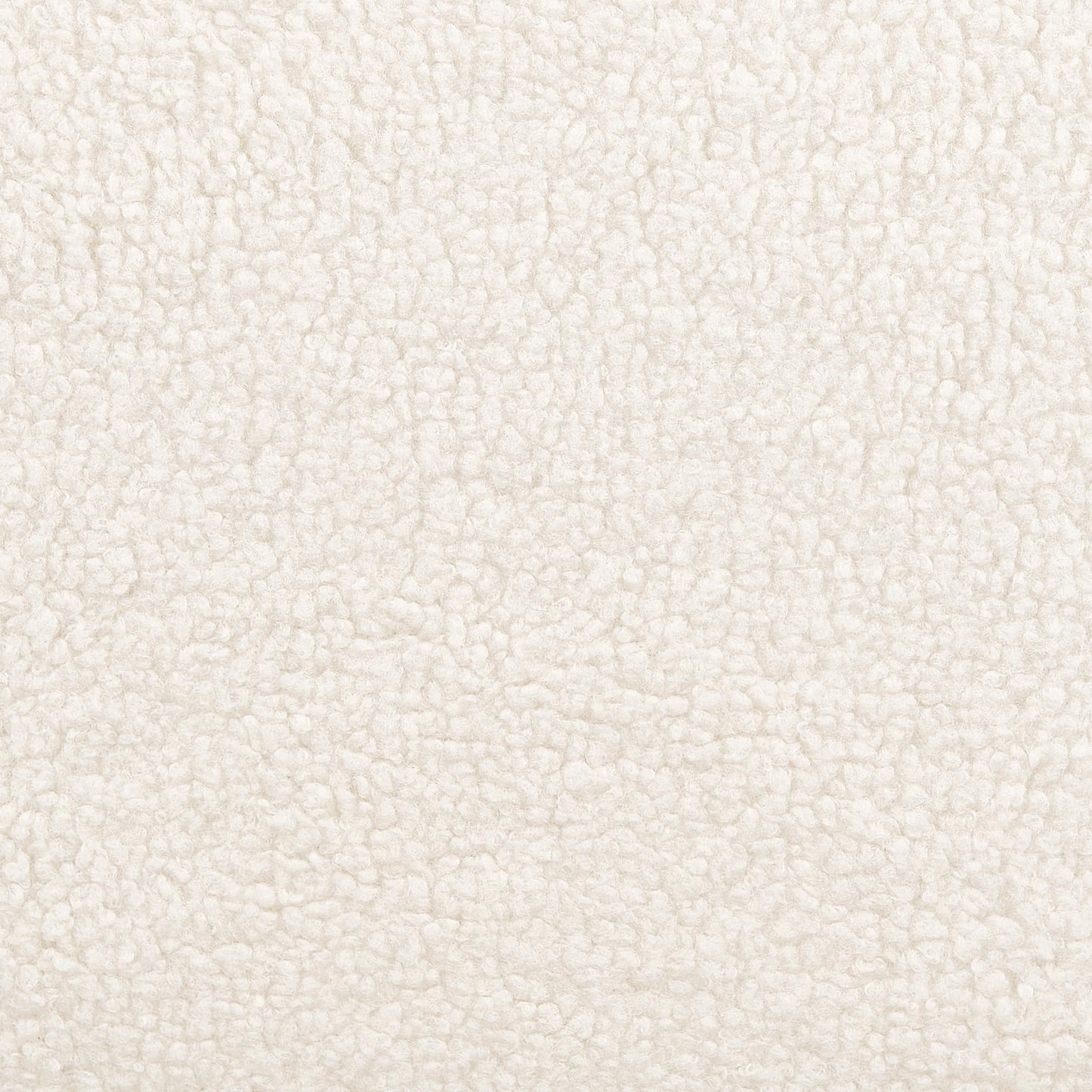 Fotel bez podłokietników Boucle – Okrągłe siedzisko i oparcie, biały, retro styl - nowoczesny fotel metalowo-materiałowy