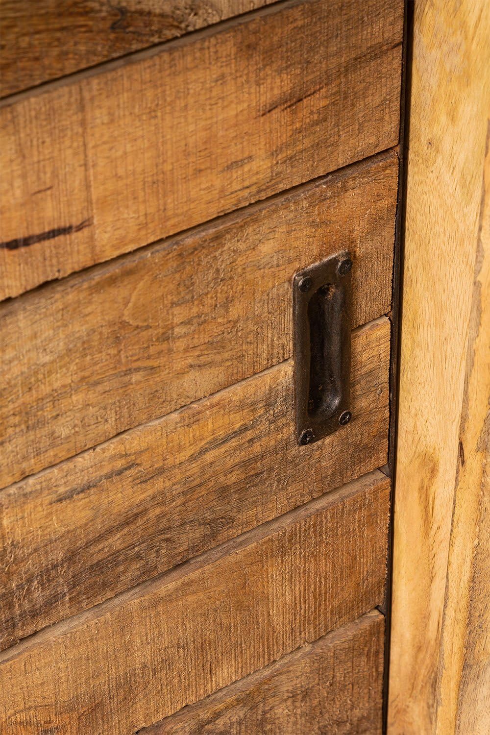 Kredens 80cm z Drewna Mango, Komoda w stylu skandynawskim, Drewniana komoda 80cm wysokości