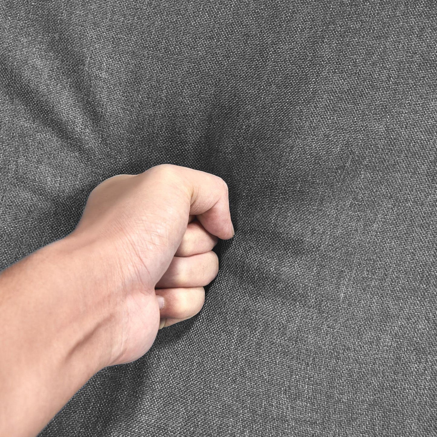 Fotel z uszami z podłokietnikami, wygodny i nowoczesny, fotel telewizyjny, fotel relaksacyjny, do salonu, klubu, szary