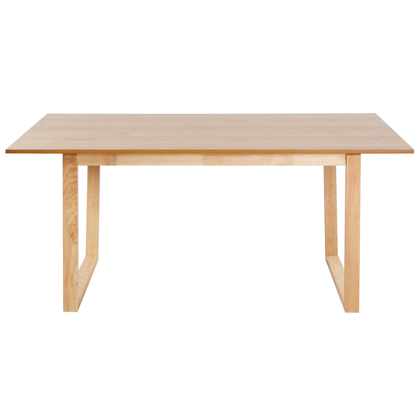 Nowoczesny Stół do Jadalni Prostokątny 180x95 cm – podstawa panele, Jesionowy Fornir, Jasne Drewno